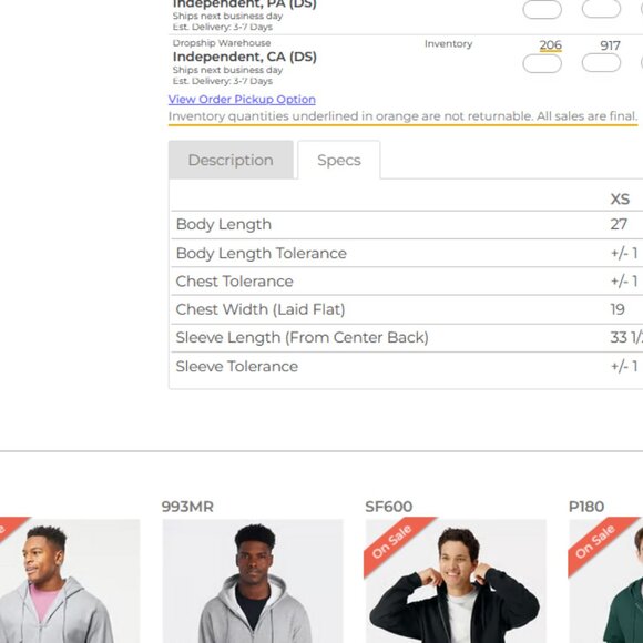 Jerry Garcia Grateful Dead Handprint Zip Hoodie Sweatshirt NWT - Picture 6 of 7